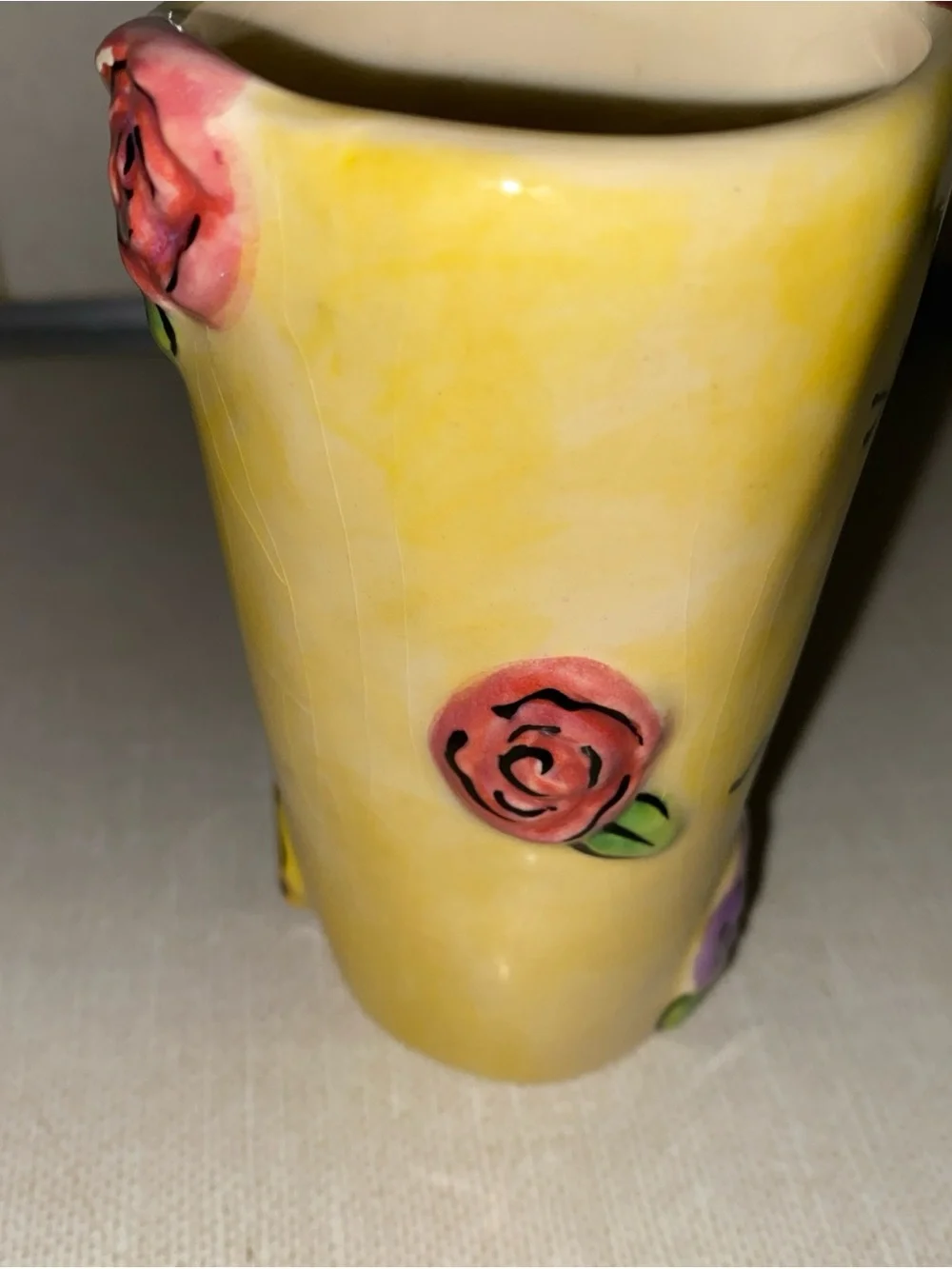 Julia Junkin Hand Painted Ceramic Vase Blossom Mini Bud Vase